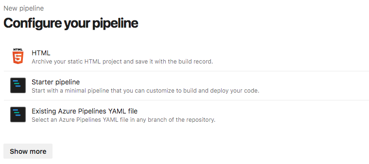 Configure a Pipeline